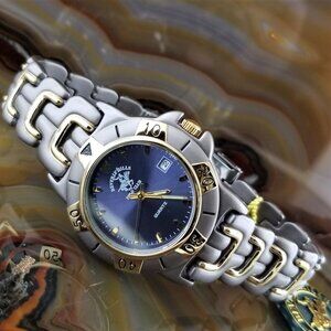 Mens POLO Titanium TN SEL Link Bracelet Watch